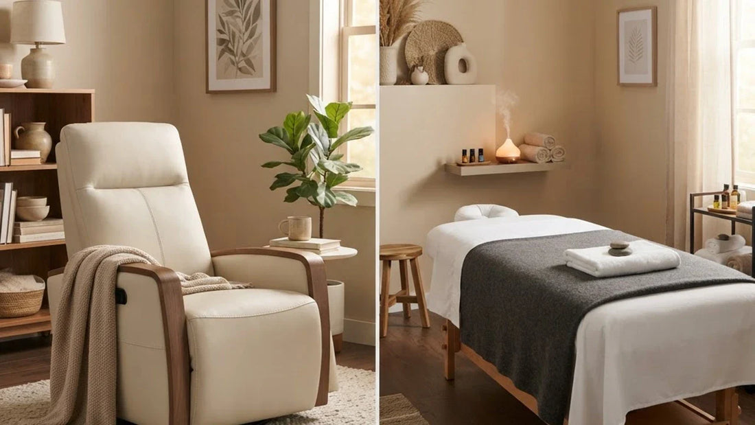 Fauteuil massant ou table de massage comparatif - Le Bon Massage