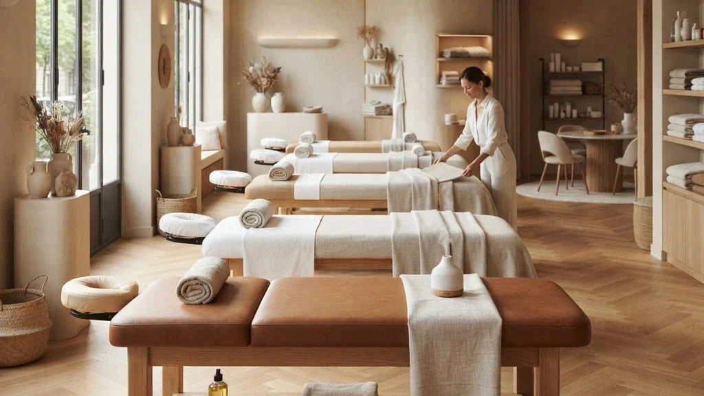 Showroom de materiel de massage France tables professionnelles - Le Bon Massage