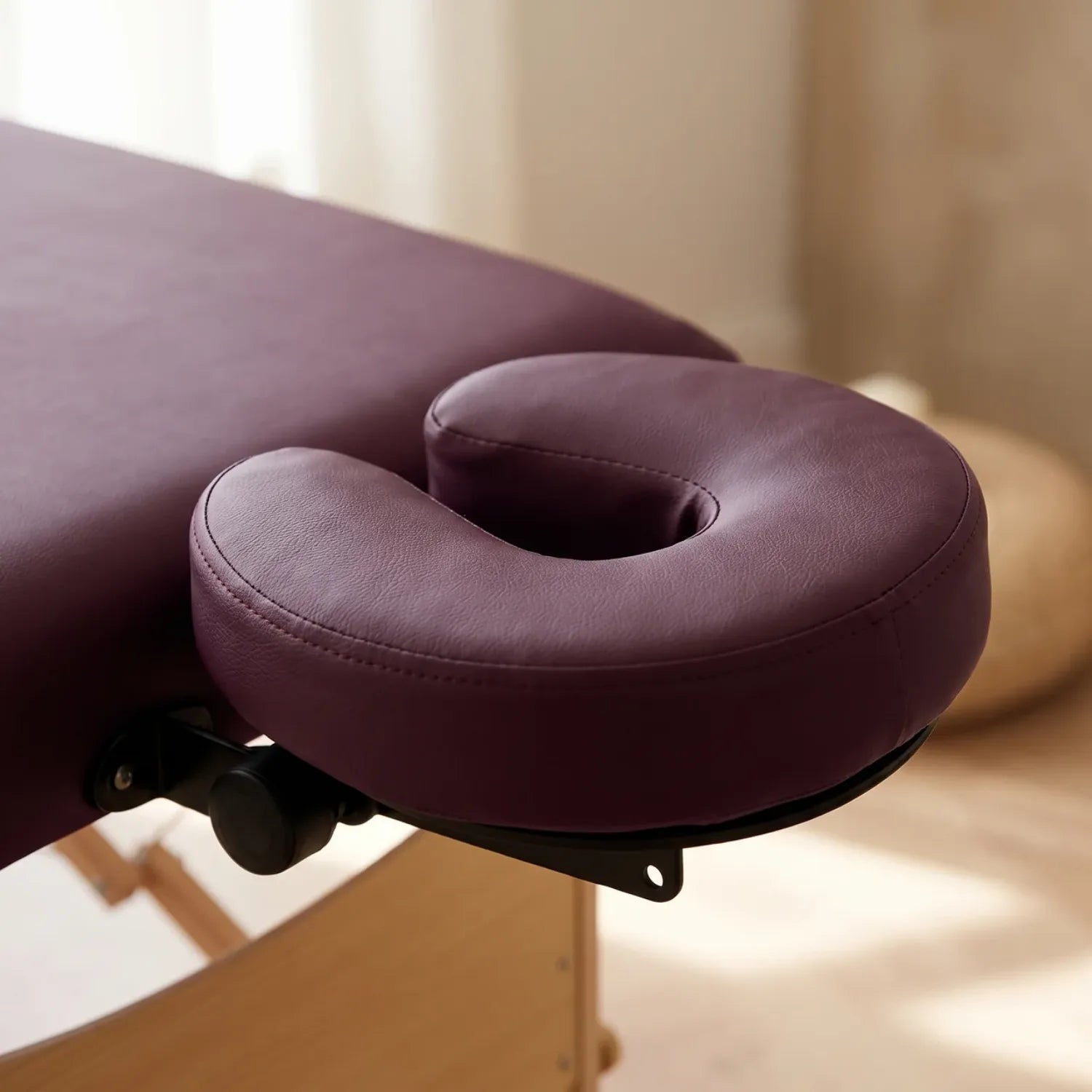 Table de massage pliante 2 zones bois naturel