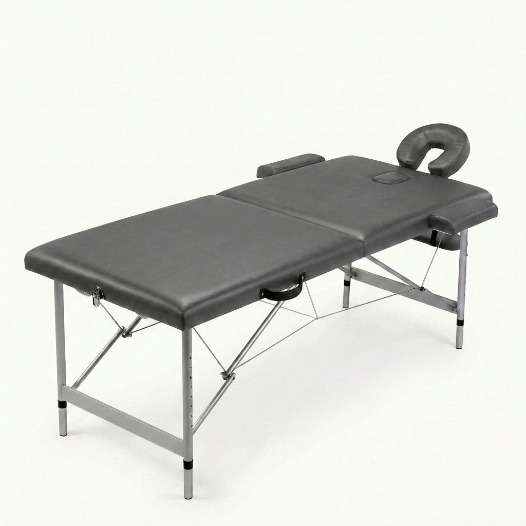 Table de massage pliante antracite variante lebonmassage