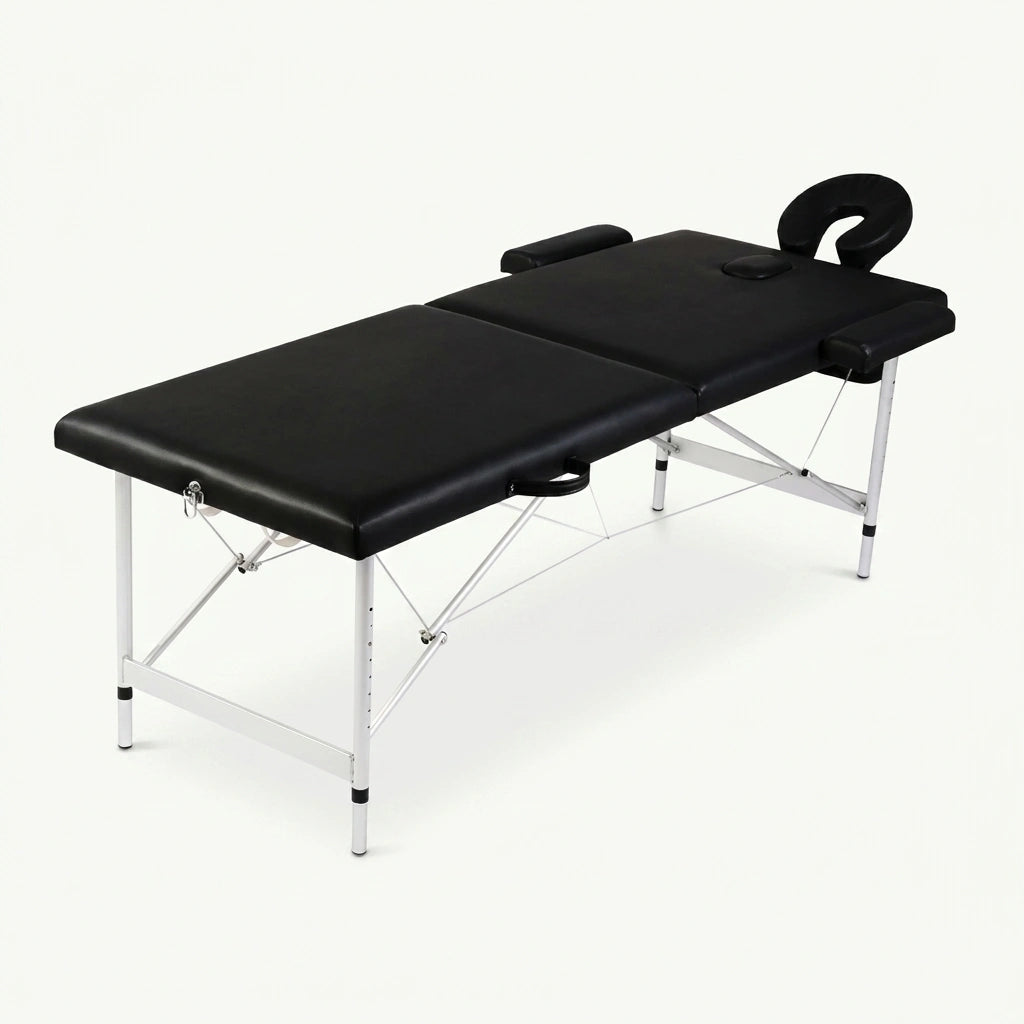 Table de massage pliante noir variante lebonmassage